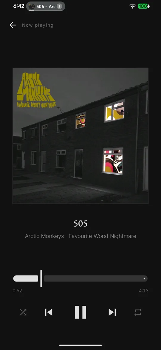 Now playing