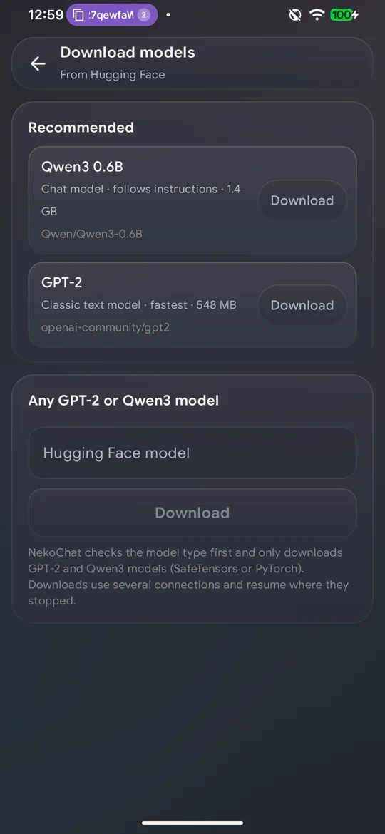 Download from Hugging Face
